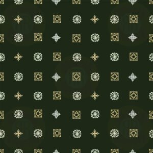 Emerald Geometric Harmony