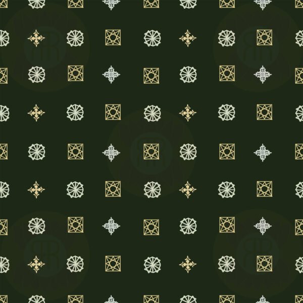 Emerald Geometric Harmony
