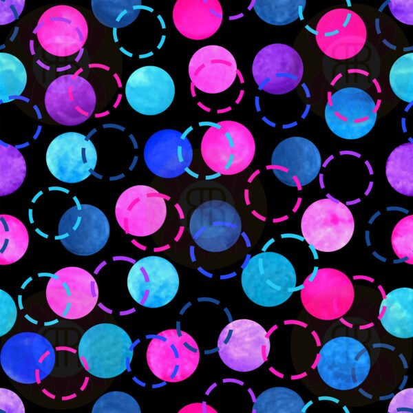 Painted Polka Dots & Dashed Circles